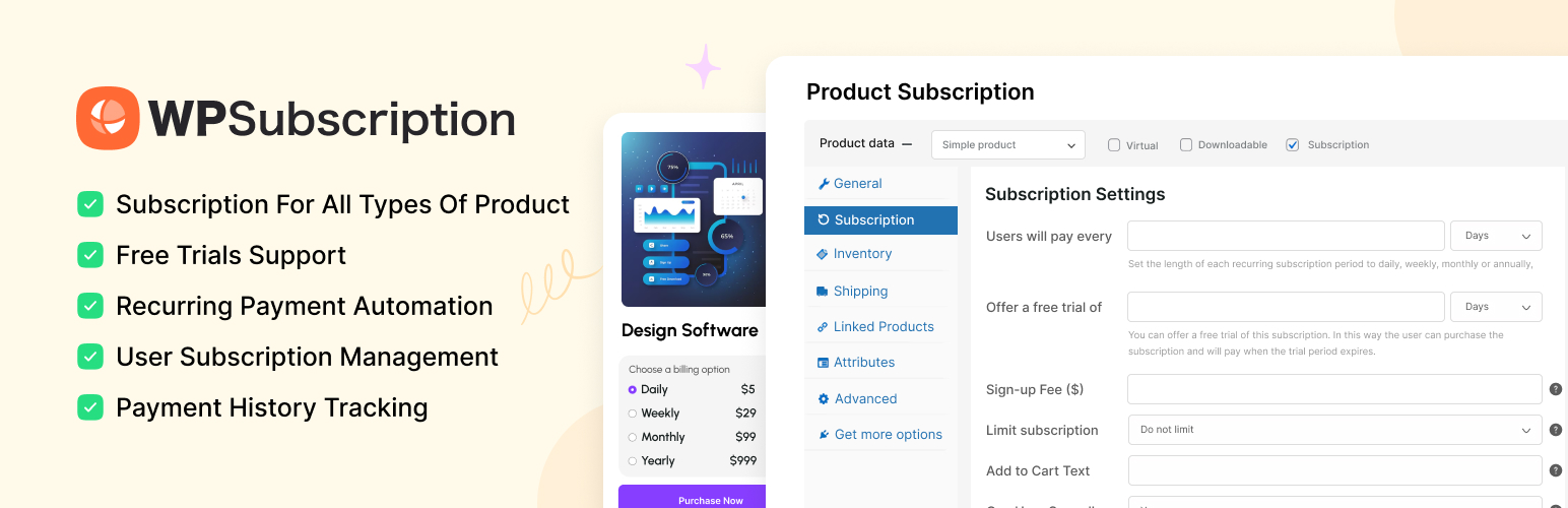 Subscriptions for WooCommerce