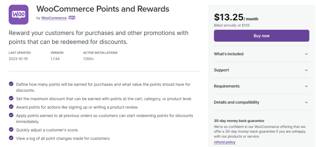 WooCommerce Points & Rewards