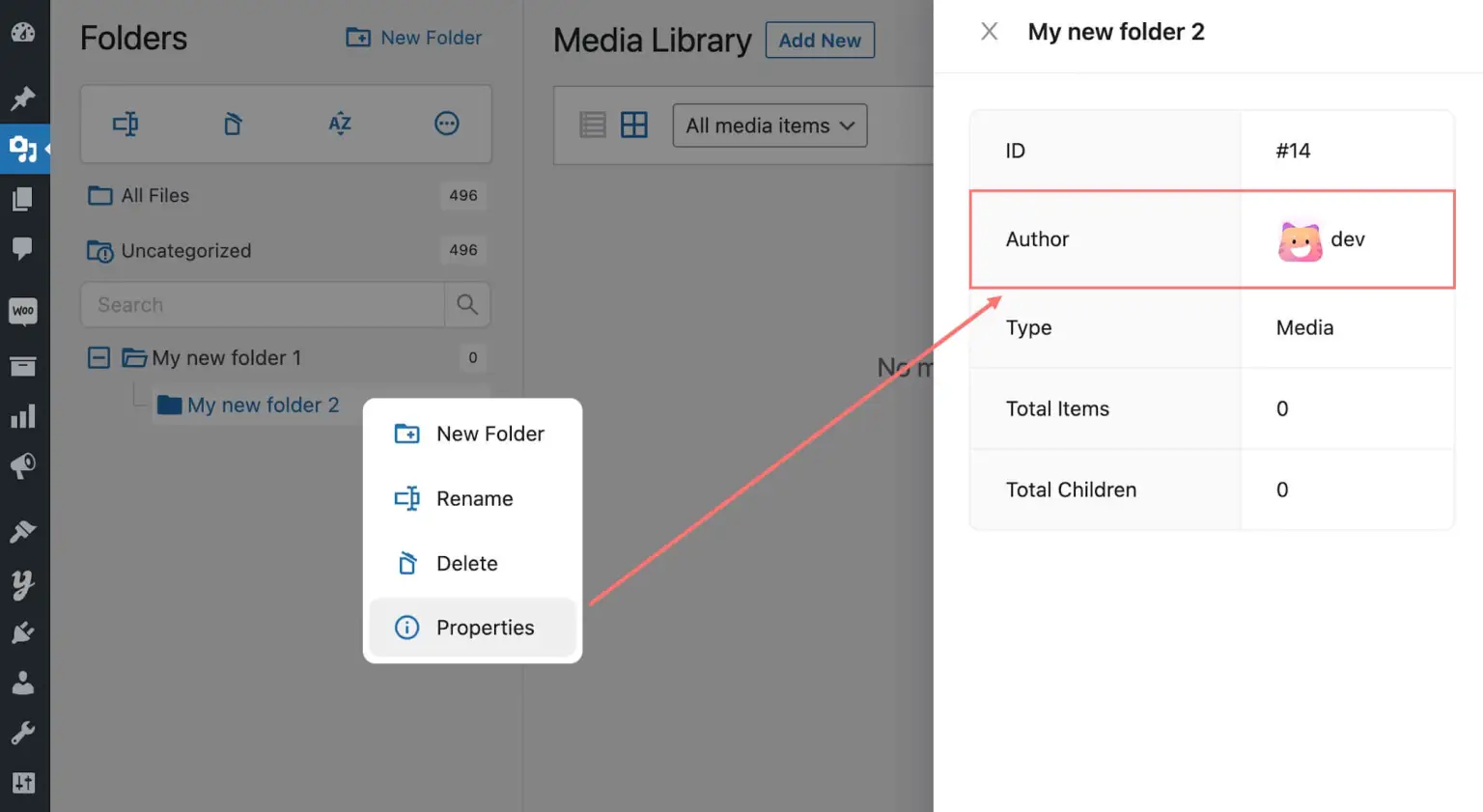 Catfolders User Based Roles