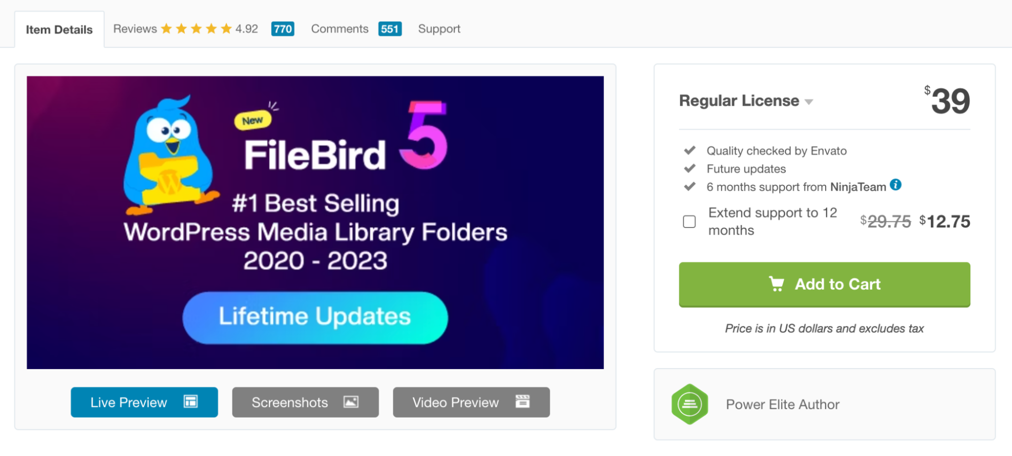 Filebird WordPress Media Library and File Manager
