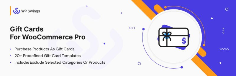 Gift Cards for WooCommerce Pro