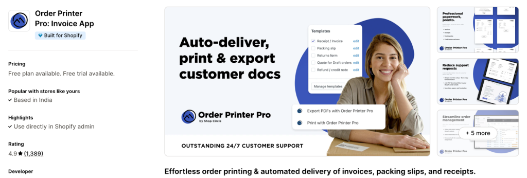 4. Order Printer Pro
